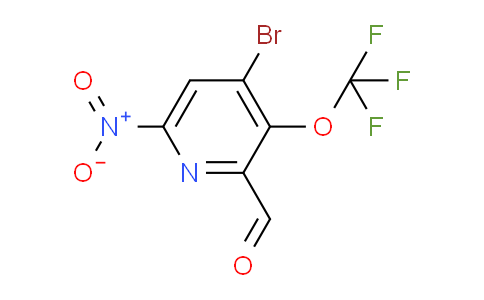 AM184907 | 1806200-21-4 | 4-Bromo-6-nitro-3-(trifluoromethoxy)pyridine-2-carboxaldehyde