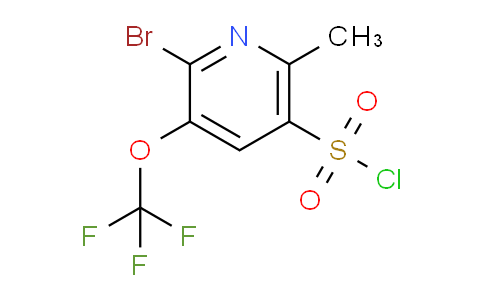2-Bromo-6-methyl-3-(trifluoromethoxy)pyridine-5-sulfonyl chloride