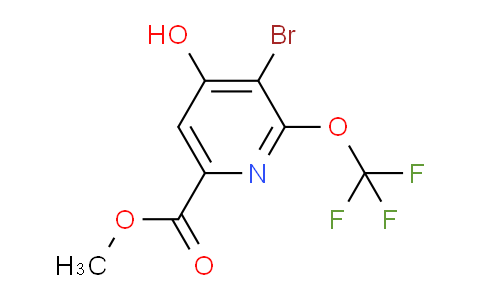 AM184928 | 1806116-44-8 | Methyl 3-bromo-4-hydroxy-2-(trifluoromethoxy)pyridine-6-carboxylate