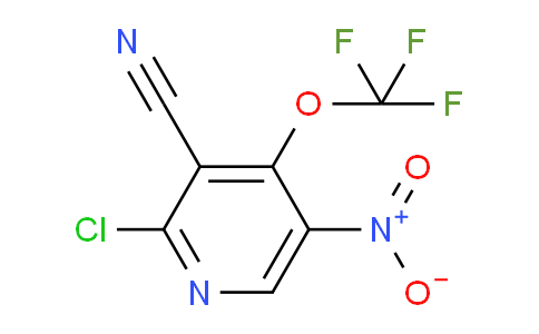 2-Chloro-3-cyano-5-nitro-4-(trifluoromethoxy)pyridine