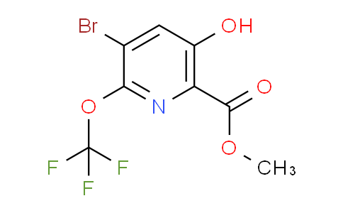 Methyl 3-bromo-5-hydroxy-2-(trifluoromethoxy)pyridine-6-carboxylate