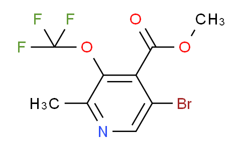 Methyl 5-bromo-2-methyl-3-(trifluoromethoxy)pyridine-4-carboxylate
