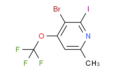 3-Bromo-2-iodo-6-methyl-4-(trifluoromethoxy)pyridine