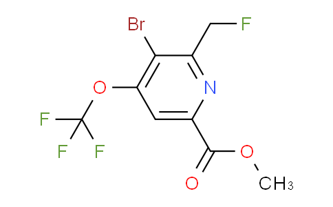 AM184953 | 1806208-62-7 | Methyl 3-bromo-2-(fluoromethyl)-4-(trifluoromethoxy)pyridine-6-carboxylate