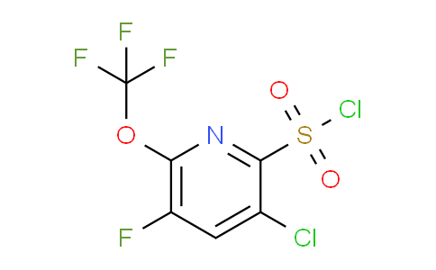 3-Chloro-5-fluoro-6-(trifluoromethoxy)pyridine-2-sulfonyl chloride