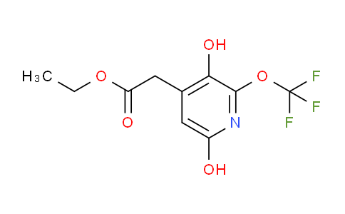 Ethyl 3,6-dihydroxy-2-(trifluoromethoxy)pyridine-4-acetate
