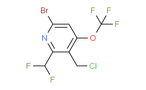 AM184963 | 1804446-70-5 | 6-Bromo-3-(chloromethyl)-2-(difluoromethyl)-4-(trifluoromethoxy)pyridine