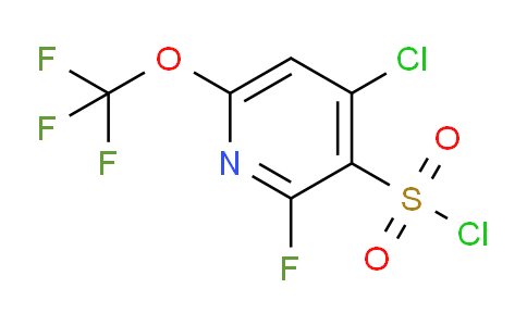 4-Chloro-2-fluoro-6-(trifluoromethoxy)pyridine-3-sulfonyl chloride