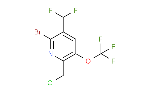 AM184967 | 1804632-18-5 | 2-Bromo-6-(chloromethyl)-3-(difluoromethyl)-5-(trifluoromethoxy)pyridine