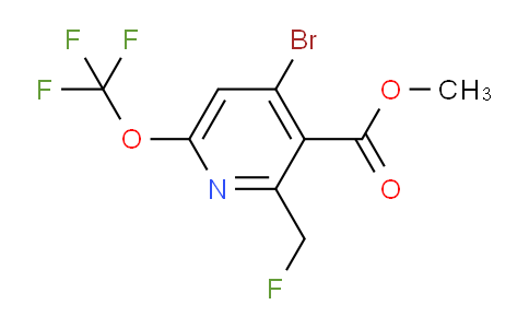 AM184968 | 1804602-85-4 | Methyl 4-bromo-2-(fluoromethyl)-6-(trifluoromethoxy)pyridine-3-carboxylate