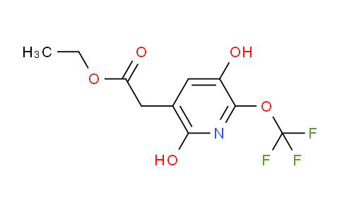 Ethyl 3,6-dihydroxy-2-(trifluoromethoxy)pyridine-5-acetate