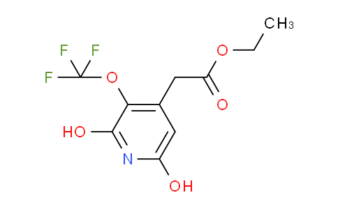 Ethyl 2,6-dihydroxy-3-(trifluoromethoxy)pyridine-4-acetate