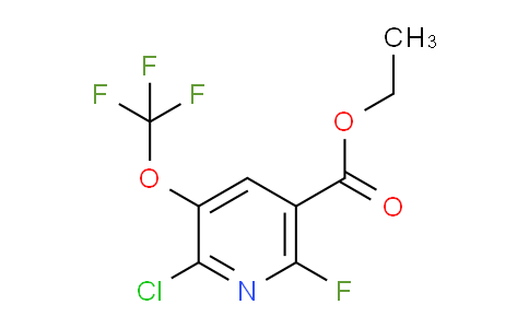 Ethyl 2-chloro-6-fluoro-3-(trifluoromethoxy)pyridine-5-carboxylate