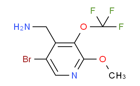 4-(Aminomethyl)-5-bromo-2-methoxy-3-(trifluoromethoxy)pyridine