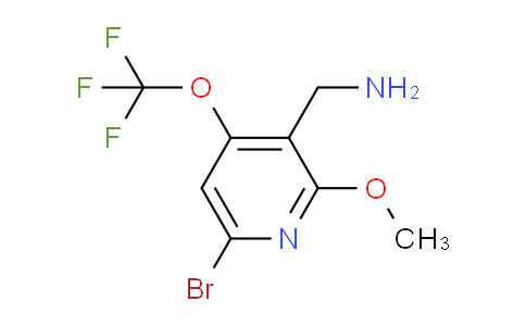 3-(Aminomethyl)-6-bromo-2-methoxy-4-(trifluoromethoxy)pyridine