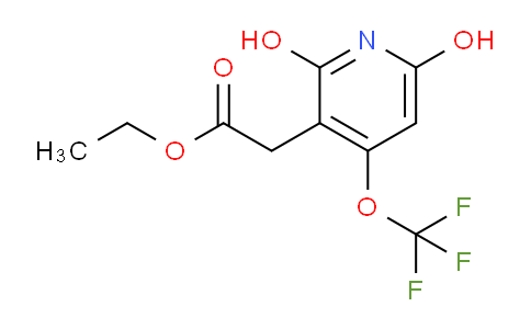 Ethyl 2,6-dihydroxy-4-(trifluoromethoxy)pyridine-3-acetate