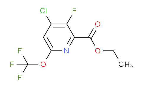AM185007 | 1804618-73-2 | Ethyl 4-chloro-3-fluoro-6-(trifluoromethoxy)pyridine-2-carboxylate