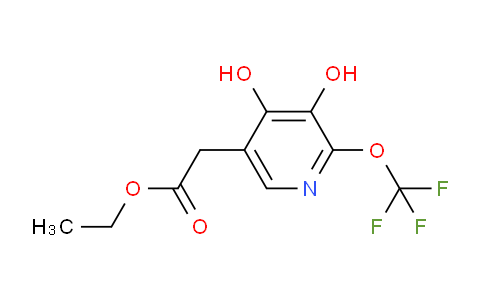 Ethyl 3,4-dihydroxy-2-(trifluoromethoxy)pyridine-5-acetate