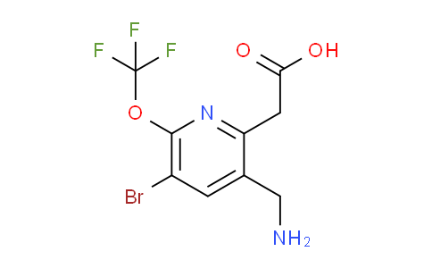 AM185014 | 1806130-40-4 | 3-(Aminomethyl)-5-bromo-6-(trifluoromethoxy)pyridine-2-acetic acid
