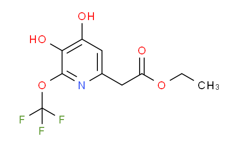 Ethyl 3,4-dihydroxy-2-(trifluoromethoxy)pyridine-6-acetate