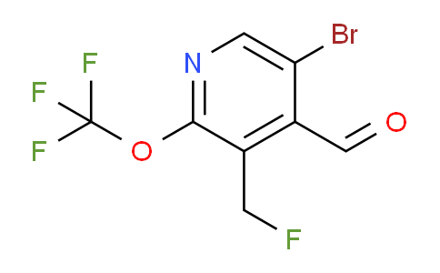 AM185020 | 1806225-03-5 | 5-Bromo-3-(fluoromethyl)-2-(trifluoromethoxy)pyridine-4-carboxaldehyde