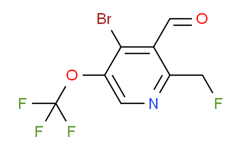 AM185022 | 1806091-56-4 | 4-Bromo-2-(fluoromethyl)-5-(trifluoromethoxy)pyridine-3-carboxaldehyde