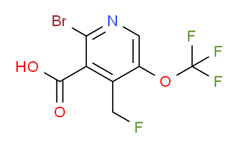 AM185037 | 1803999-71-4 | 2-Bromo-4-(fluoromethyl)-5-(trifluoromethoxy)pyridine-3-carboxylic acid