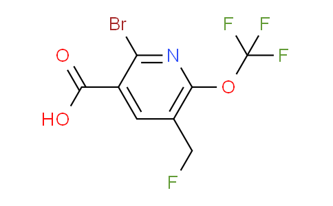 AM185042 | 1804657-92-8 | 2-Bromo-5-(fluoromethyl)-6-(trifluoromethoxy)pyridine-3-carboxylic acid