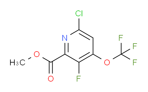 AM185043 | 1804639-58-4 | Methyl 6-chloro-3-fluoro-4-(trifluoromethoxy)pyridine-2-carboxylate