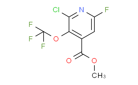 Methyl 2-chloro-6-fluoro-3-(trifluoromethoxy)pyridine-4-carboxylate