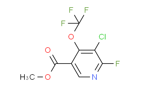 Methyl 3-chloro-2-fluoro-4-(trifluoromethoxy)pyridine-5-carboxylate
