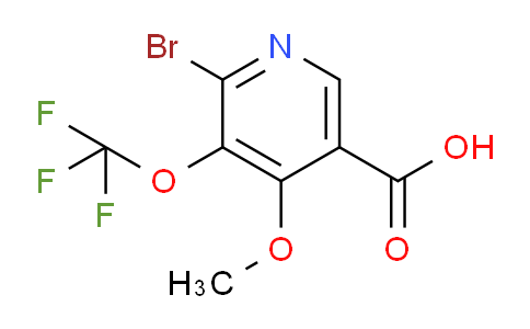 2-Bromo-4-methoxy-3-(trifluoromethoxy)pyridine-5-carboxylic acid