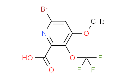 6-Bromo-4-methoxy-3-(trifluoromethoxy)pyridine-2-carboxylic acid
