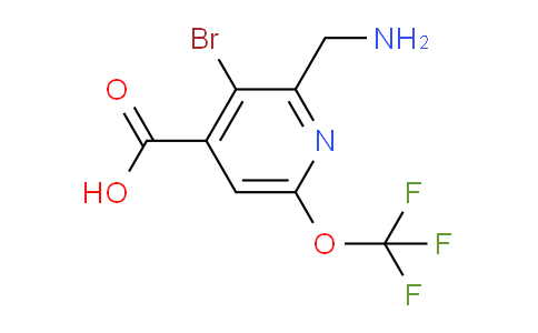 AM185070 | 1804619-15-5 | 2-(Aminomethyl)-3-bromo-6-(trifluoromethoxy)pyridine-4-carboxylic acid