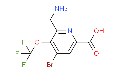 AM185071 | 1806095-16-8 | 2-(Aminomethyl)-4-bromo-3-(trifluoromethoxy)pyridine-6-carboxylic acid
