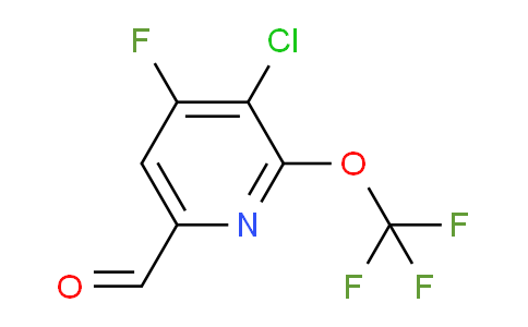 AM185075 | 1804638-50-3 | 3-Chloro-4-fluoro-2-(trifluoromethoxy)pyridine-6-carboxaldehyde