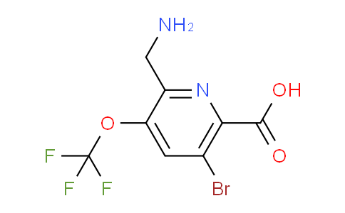 AM185077 | 1806095-19-1 | 2-(Aminomethyl)-5-bromo-3-(trifluoromethoxy)pyridine-6-carboxylic acid