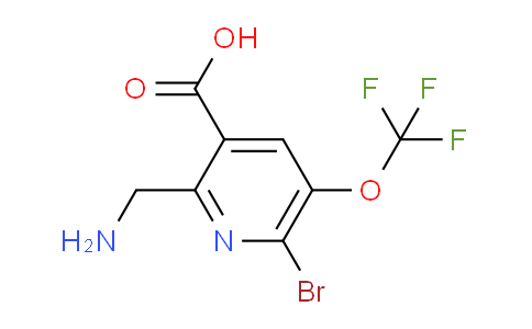 AM185080 | 1804658-06-7 | 2-(Aminomethyl)-6-bromo-5-(trifluoromethoxy)pyridine-3-carboxylic acid