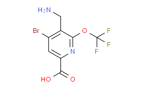AM185085 | 1803602-46-1 | 3-(Aminomethyl)-4-bromo-2-(trifluoromethoxy)pyridine-6-carboxylic acid