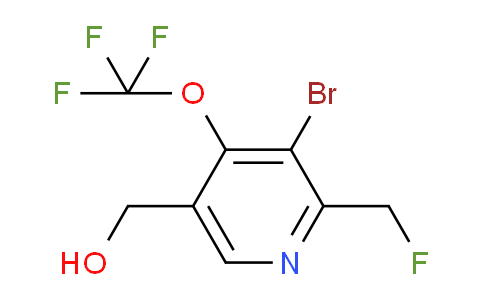AM185104 | 1806077-68-8 | 3-Bromo-2-(fluoromethyl)-4-(trifluoromethoxy)pyridine-5-methanol