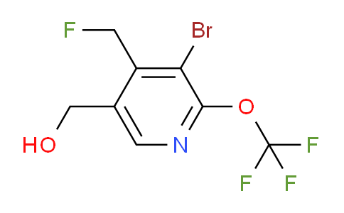 AM185109 | 1806077-74-6 | 3-Bromo-4-(fluoromethyl)-2-(trifluoromethoxy)pyridine-5-methanol
