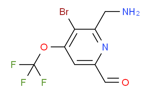 AM185122 | 1806094-81-4 | 2-(Aminomethyl)-3-bromo-4-(trifluoromethoxy)pyridine-6-carboxaldehyde