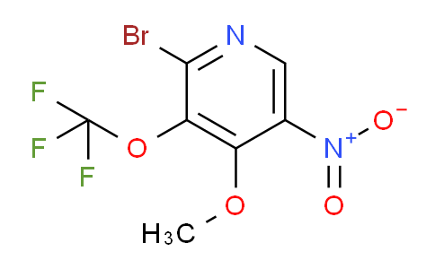 2-Bromo-4-methoxy-5-nitro-3-(trifluoromethoxy)pyridine