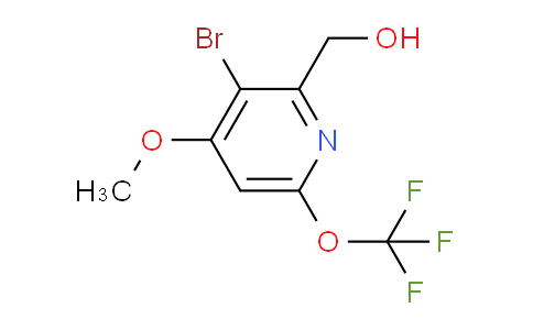 3-Bromo-4-methoxy-6-(trifluoromethoxy)pyridine-2-methanol