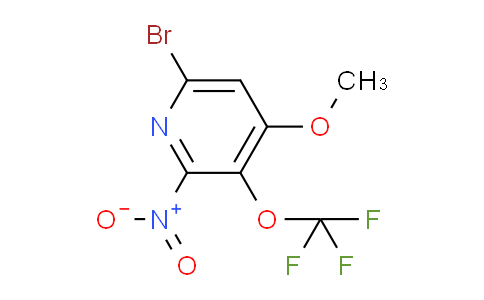 6-Bromo-4-methoxy-2-nitro-3-(trifluoromethoxy)pyridine