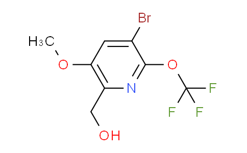 3-Bromo-5-methoxy-2-(trifluoromethoxy)pyridine-6-methanol