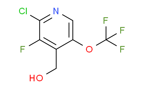 2-Chloro-3-fluoro-5-(trifluoromethoxy)pyridine-4-methanol