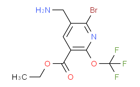 AM185137 | 1803469-80-8 | Ethyl 3-(aminomethyl)-2-bromo-6-(trifluoromethoxy)pyridine-5-carboxylate