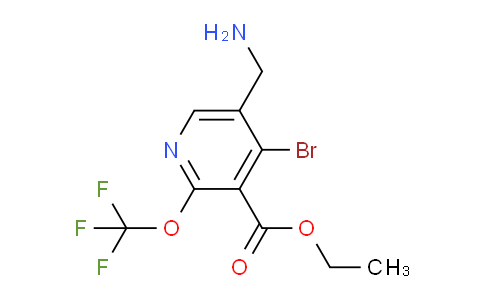 AM185141 | 1806095-76-0 | Ethyl 5-(aminomethyl)-4-bromo-2-(trifluoromethoxy)pyridine-3-carboxylate