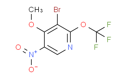 3-Bromo-4-methoxy-5-nitro-2-(trifluoromethoxy)pyridine